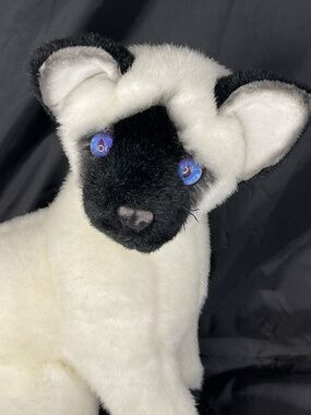 Siamese Cat Plush FAO Adoption Central Vintage 12”